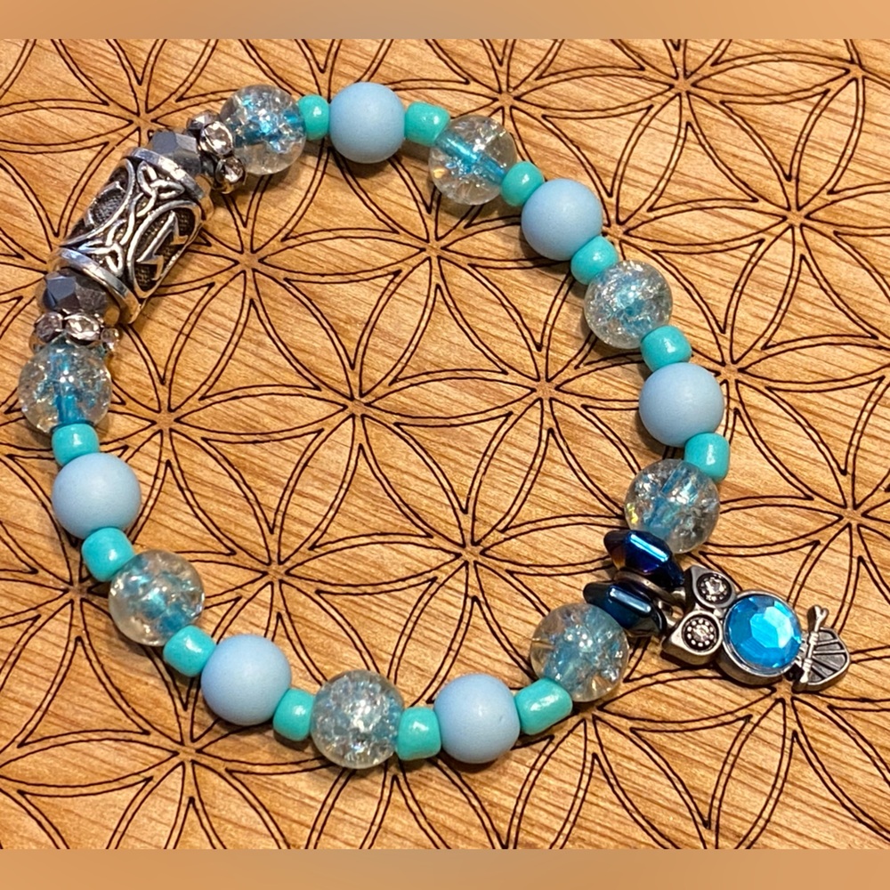 Blue Owl Soul Stone Bracelet